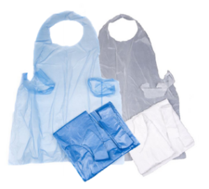 Superior Aprons - Flat Pack - Blue and White