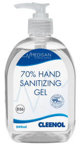 Medisan Hand Sanitising Gel - 70% - 6 x 500ml