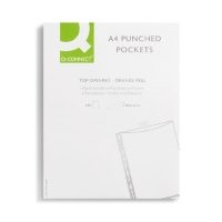 Punched Pockets - A4 - 50 Micron - Pack of 100