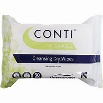 Conti Flushable Cleansing Wipe 