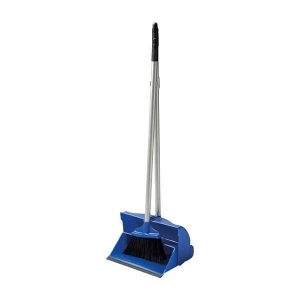 Long Handled Dustpan & Brush Set - Blue