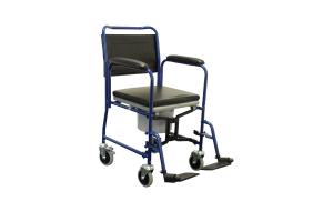 Commode and Transfer Chair - 2 Braked Castors