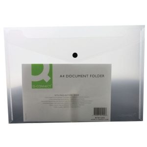 Polypropylene Document Folder - A4 - Clear - Pack of 12