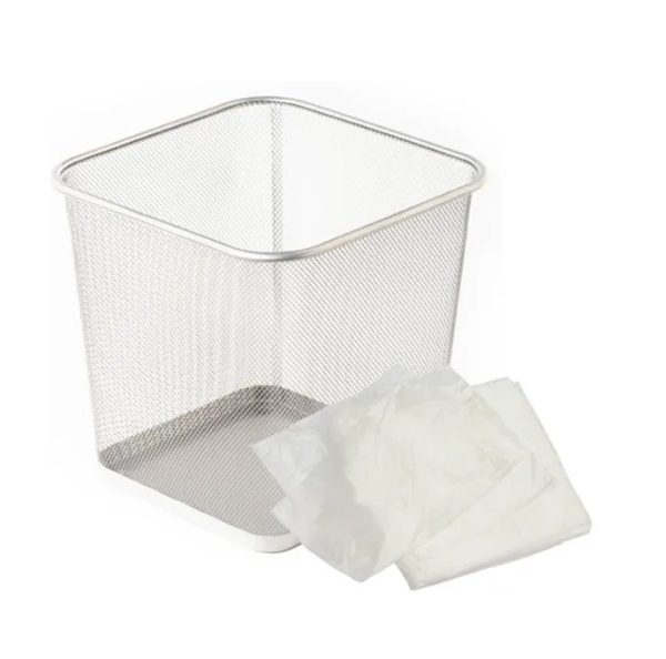 White Square Bin Liner - 30L - Light Duty - Case of 3000