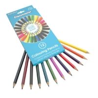 Classmaster Colouring Pencils - Assorted Colours - Pack of 12