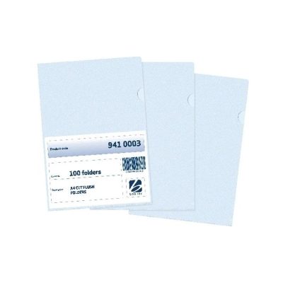 Cut Flush Folder - A4 - Clear - Pack of 100