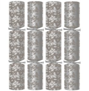 Silver Holly Berry Crackers - 11" - Content C - Case of 50