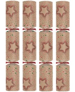 Red & Green Starburst Cracker - 11" - E1 Content - Pack of 50