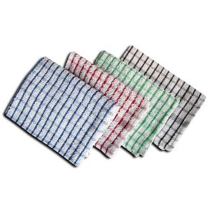 Tea Towels Terry Check Assorted Colours