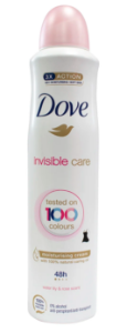 Dove Anti Perspirant Deodorant - Invisible Care - 6 x 250ml