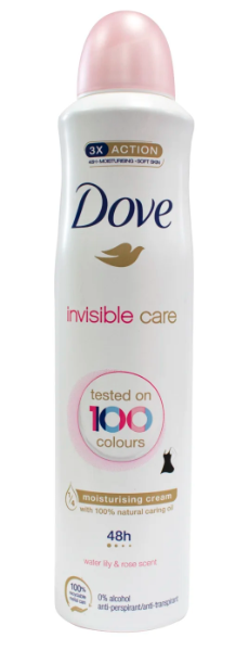 Dove Anti Perspirant Deodorant - Invisible Care - 6 x 250ml