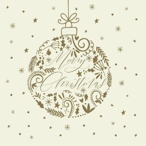 Tis the season Napkins -40cm - 3 Ply - Case of 600 