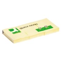 Q-Connect Quick Notes - Yellow - 38 x 51mm - Pack of 12