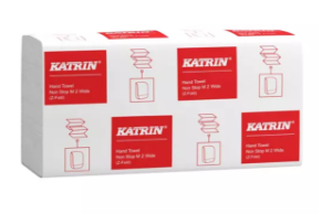 61570 Katrin Classic Towels M2 2 ply White- 4000 - Non Stop - A15.26401
