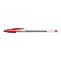 Bic Cristal Ballpoint Pen - Medium - Red - Pack of 50