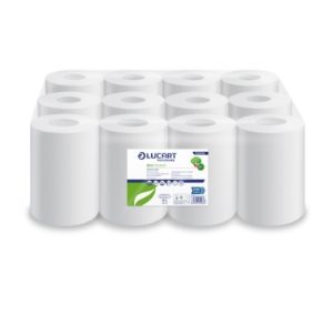 Mini Centrefeed Roll - Recycled - 2 Ply - White - Case 12
