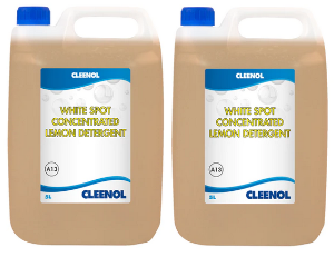 Cleenol White Spot Concentrated Lemon Detergent - 2 x 5L