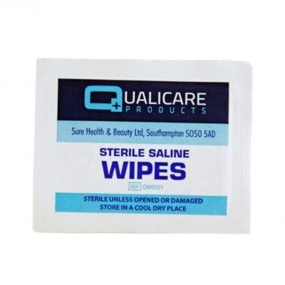 Sterile Wound Saline Wipes 