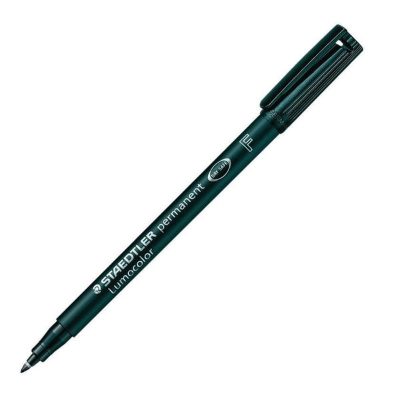 Staedtler Lumocolour Pen Permanent - Fine - Black - Pack of 10
