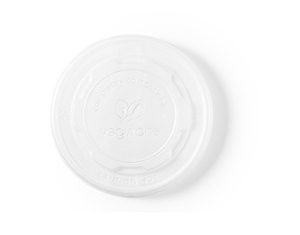 Flat CPLA Lid for Vegware Soup Container