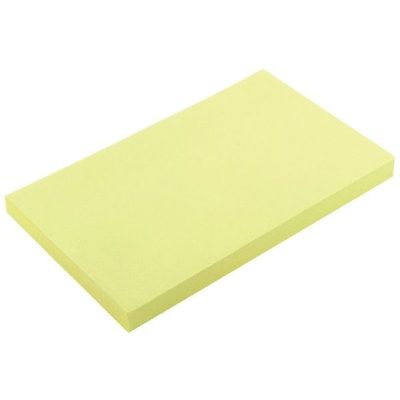Sticky Notes - Yellow - 75x125mm - Pack of 12
