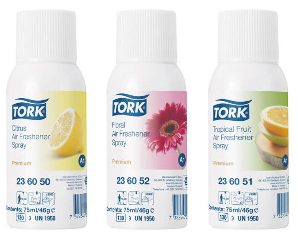Tork Air Fresheners - Mixed Pack - 12x75ml