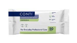 Conti Flushable Cleansing Wipes 