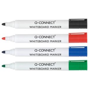 Drywipe Marker Pen - Assorted Colours - Pack of 4