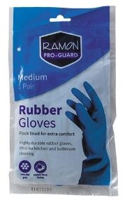 Household Latex Gloves - Blue