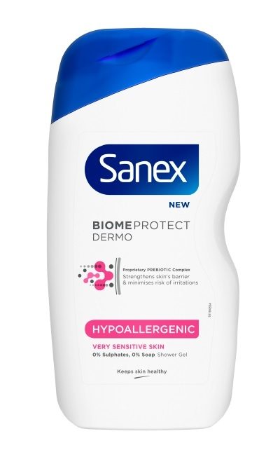 Sanex Hypo Allergenic Shower Gel - 1 x 500ml