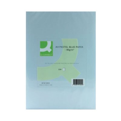 Q-Connect Blue A4 Copier Paper - 80gsm - Pack of 500