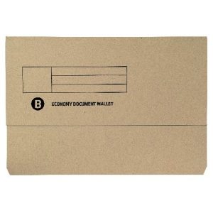 Foolscap Buff Document Wallet - Pack of 50