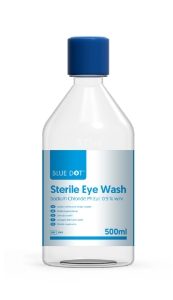 Blue Dot Sterile Eye Wash Solution - 500ml
