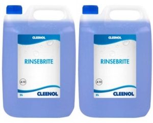 Cleenol Rinsebrite Rinse Aid - 2 x 5l