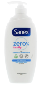 Sanex Shower Gel - Zero % - 1 x 725ml Pump