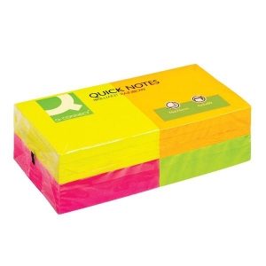 Sticky Notes - Neon - 76x76mm - Pack of 12