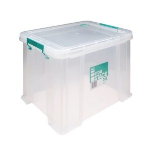 StoreStack 36 Litre Storage Box - Clear