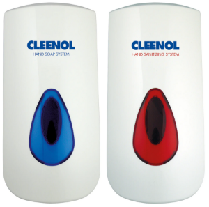 Cleenol Refillable Dispensers - Soap and Sanitiser
