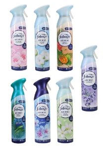 Febreze Aerosol Air Fresheners - Various Fragrances - 8 x 185ml