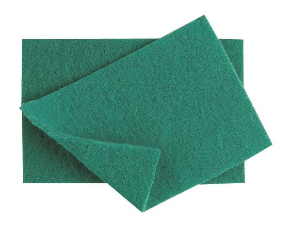 Green Scouring Pads - Pack of 10