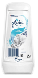 Glade Gel Air Freshener - Fresh Linen - 8 x 150g
