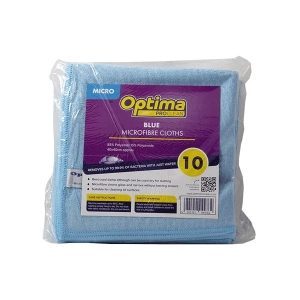 Microfibre General Purpose/Dusting Cloths - Blue - Pack 10